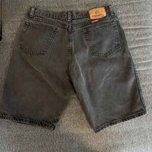 Wrangler Black High Waisted Shorts